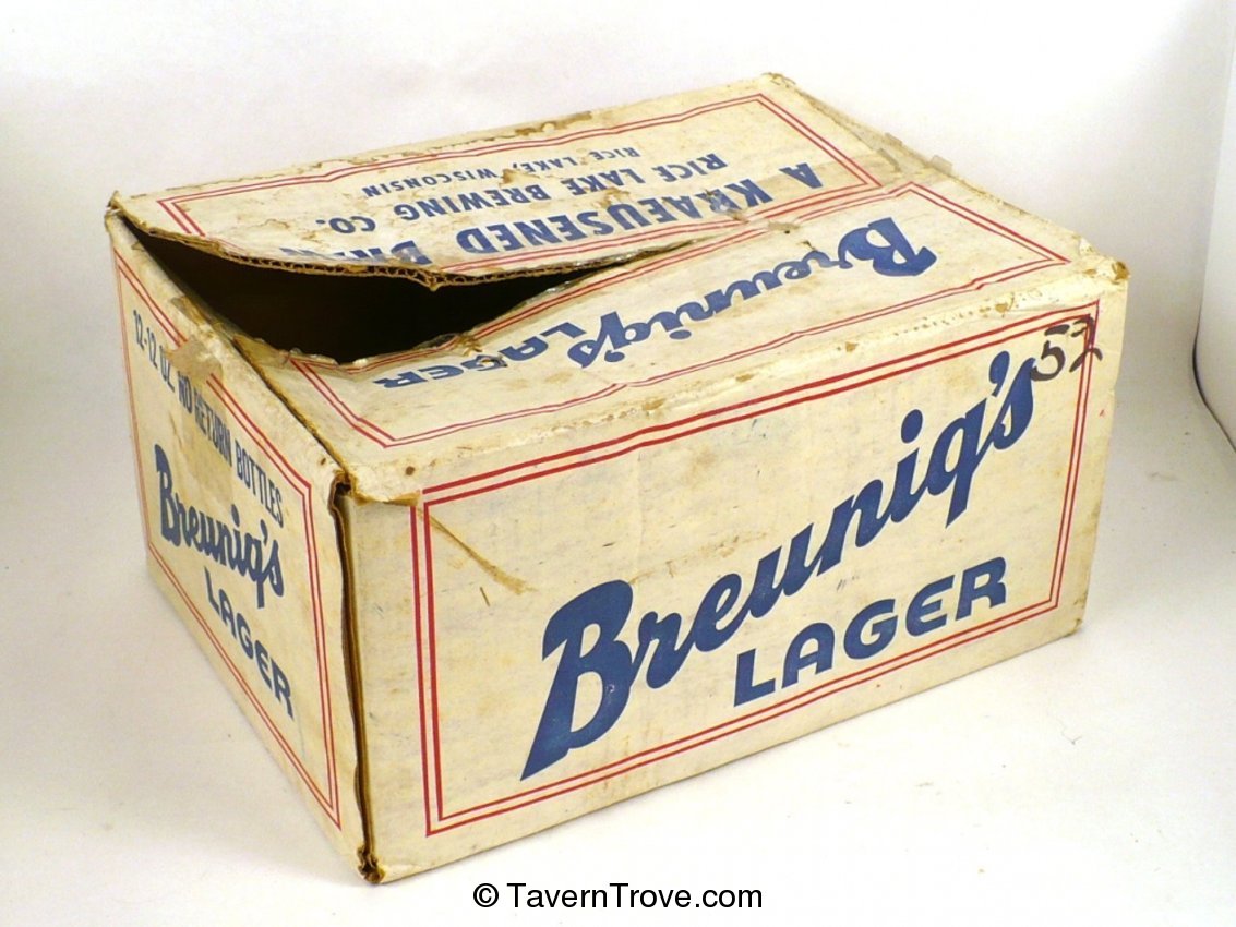 Breunig's Lager Beer 12 pack