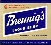 Breunig's Lager Beer (78mm)