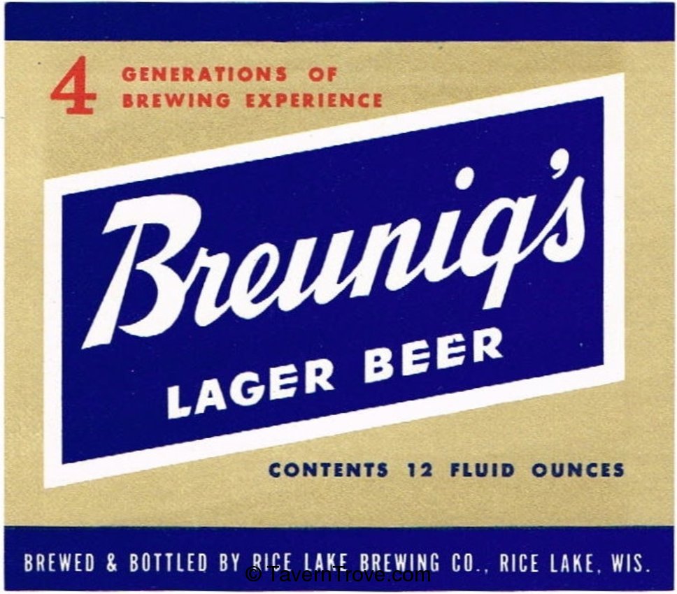 Breunig's Lager Beer (78mm)