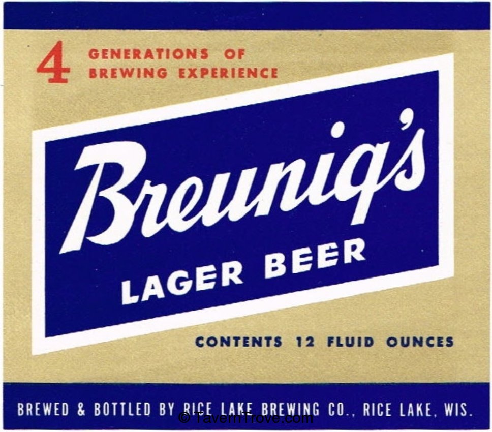 Breunig's Lager Beer