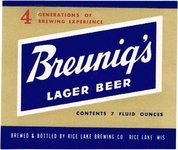 Breunig's Lager Beer (78mm)