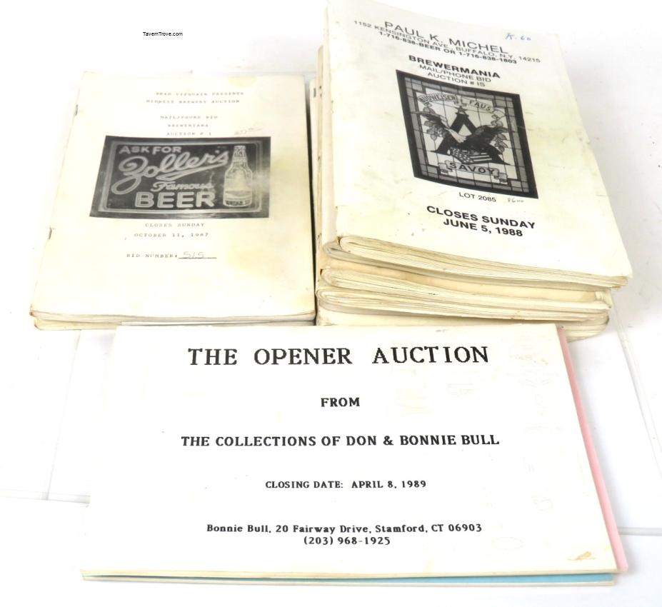 Breweriana Auction Catalogue Lot