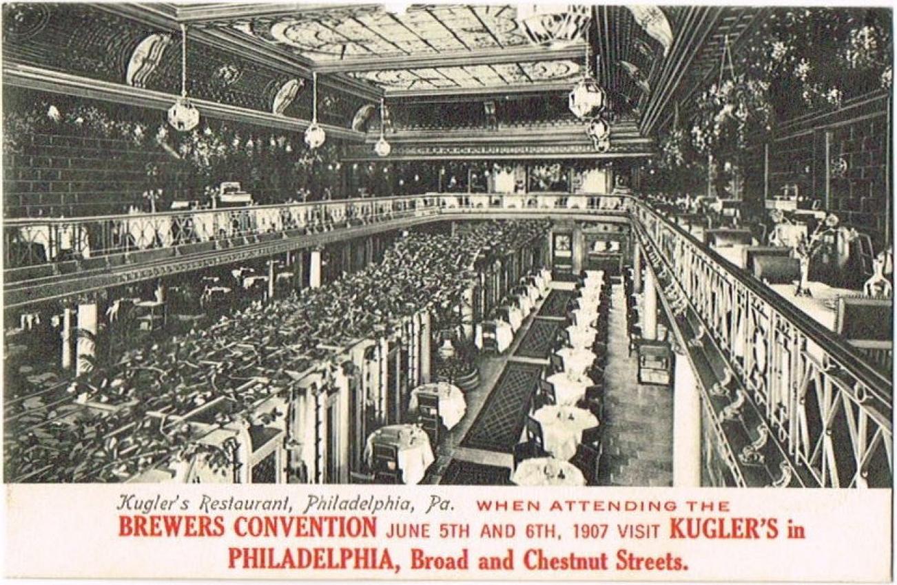 Michael Brand Addressee Brewers Convention Kugler's Restaurant