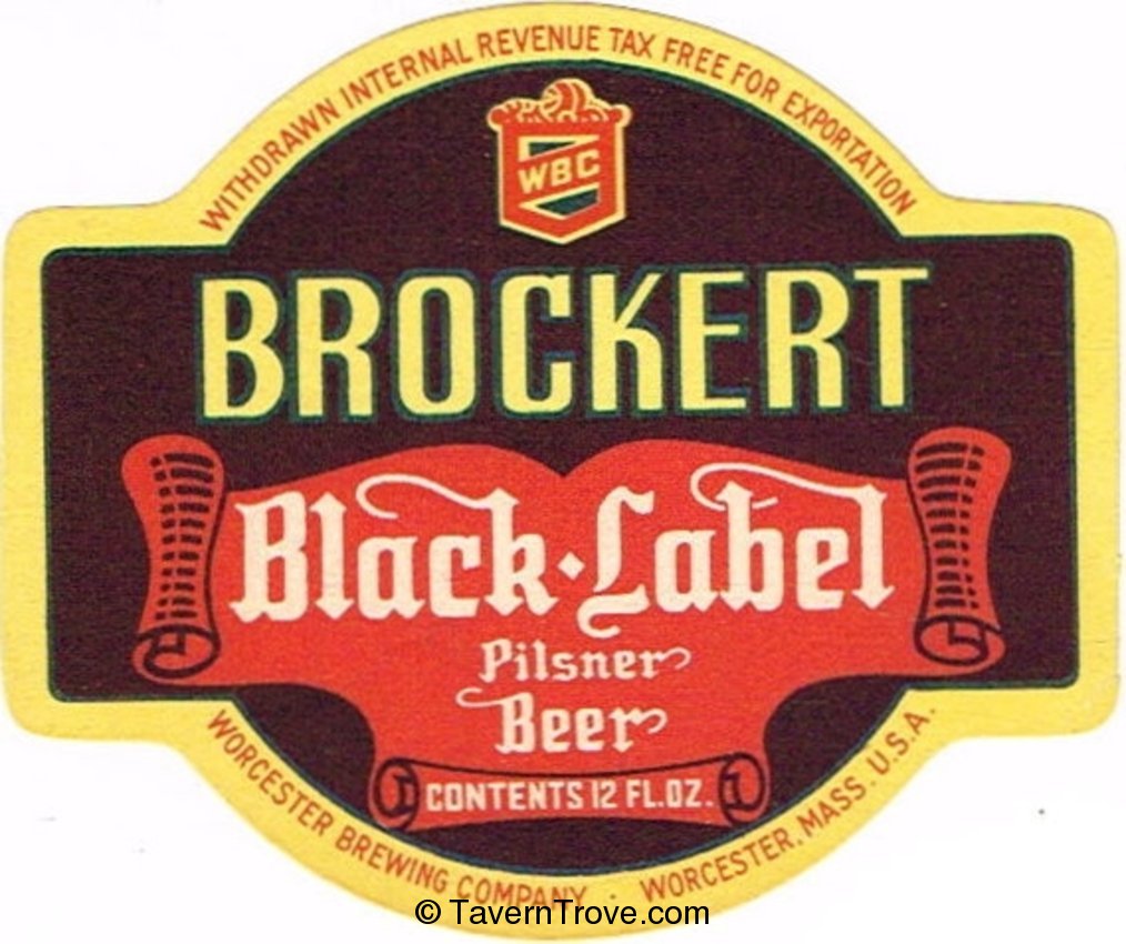 Brockert Black Label Beer