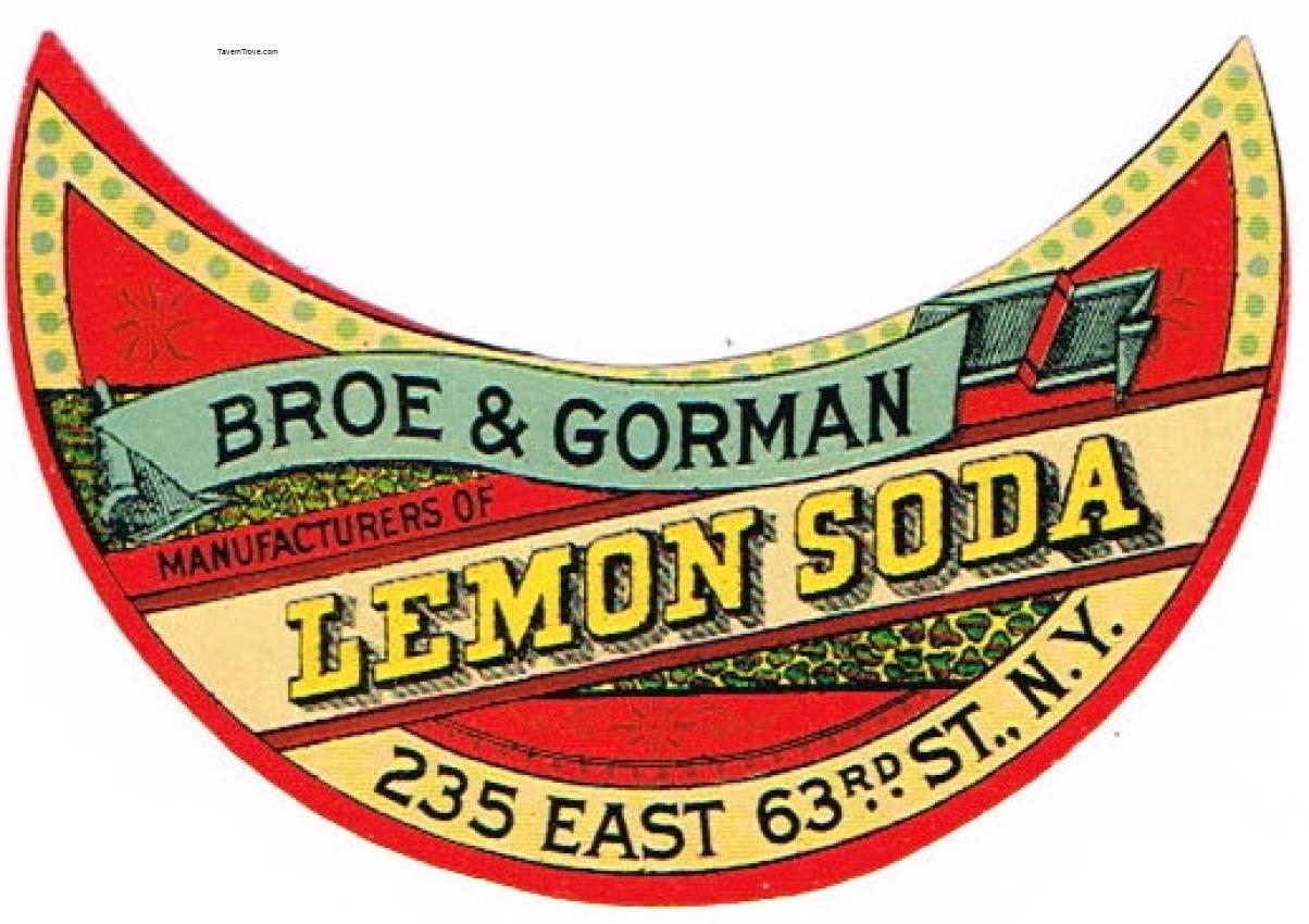 Broe & Gorman Lemon Soda New York