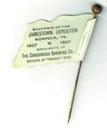 Bronco Beer Jamestown Expo pin
