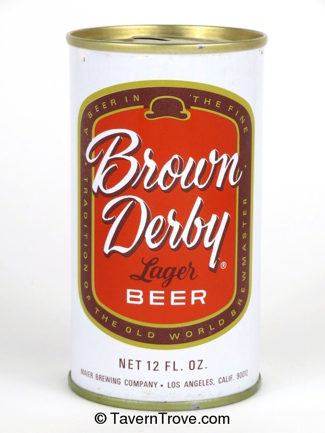 Brown Derby Lager Beer