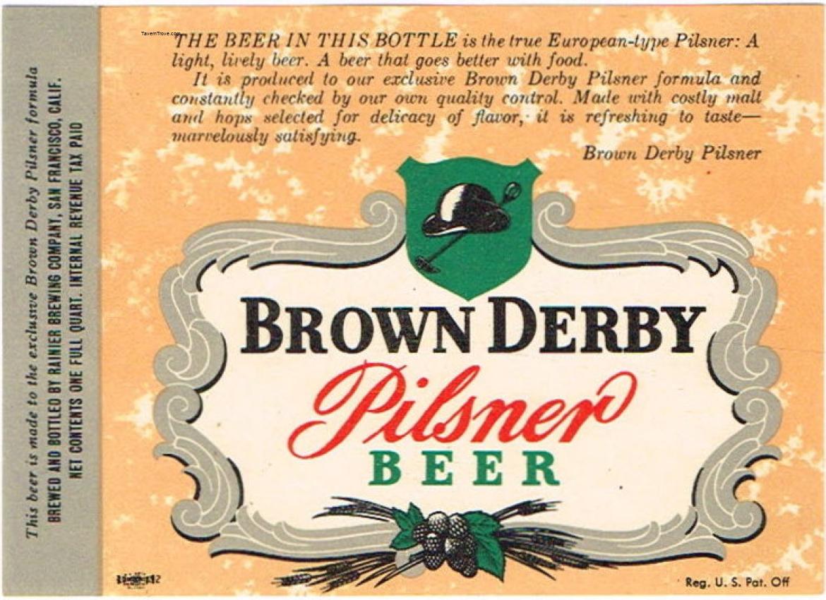 Brown Derby Pilsner Beer