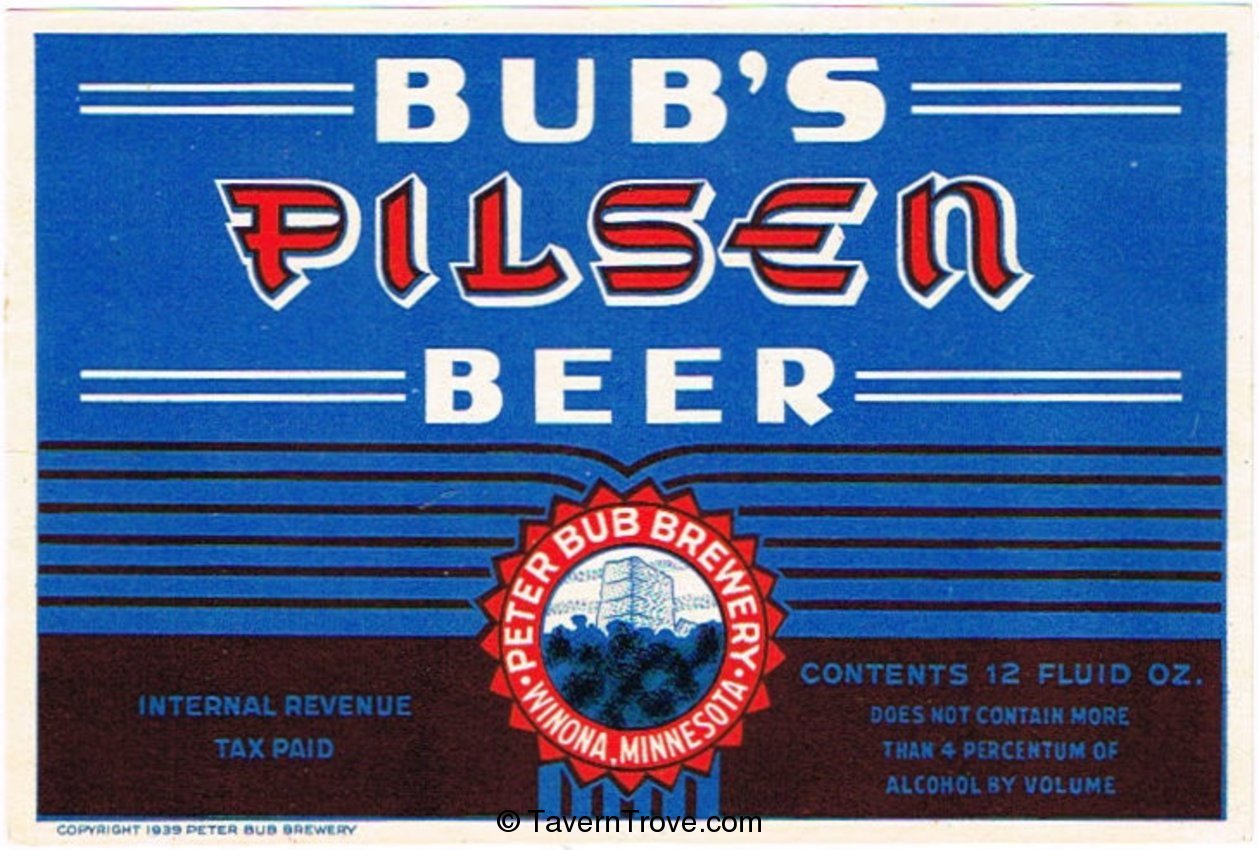 Bub's Pilsen Beer