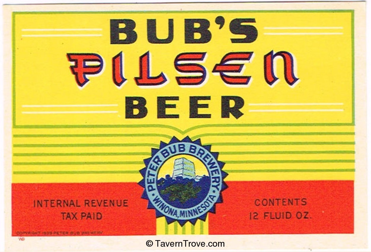 Bub's Pilsen Beer