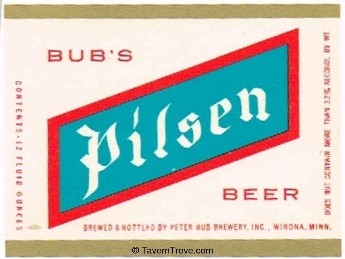 Bub's Pilsen Beer