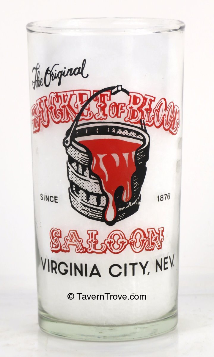 Item 49535 1963 Bucket Of Blood Saloon (Gold Panner) Straight Sided