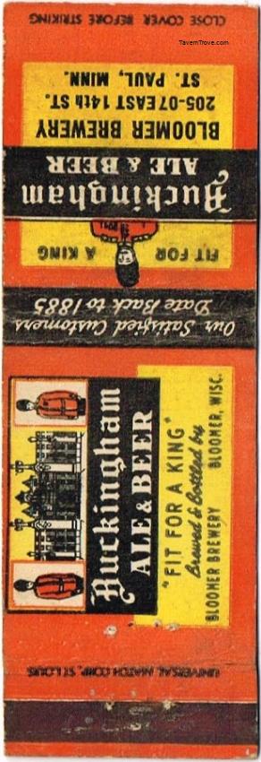 Buckingham Ale/Beer (War Bonds) Dupe