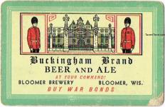 Buckingham Brand Beer And Ale Jack Diamonds