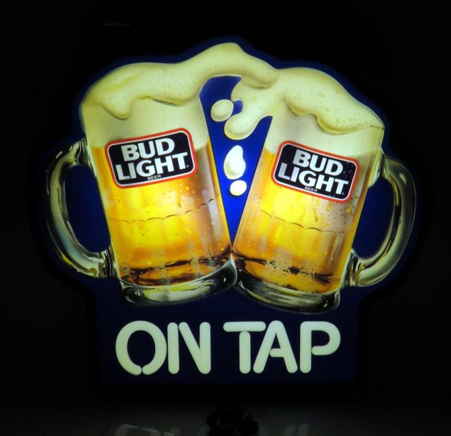Bud Light On Tap Toasting Mugs