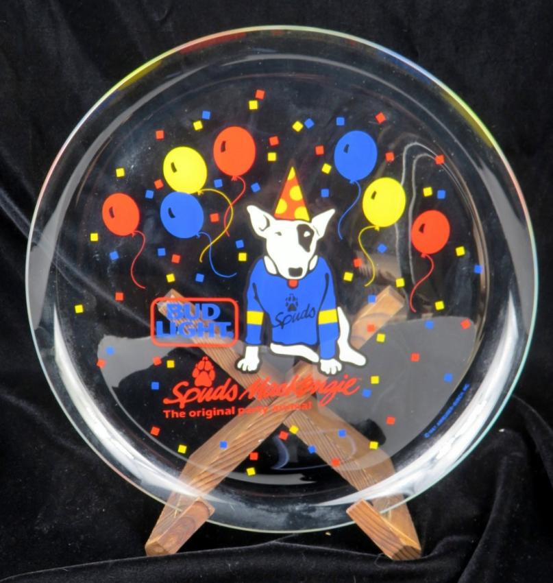 Bud Light Spuds Mackenzie Glass