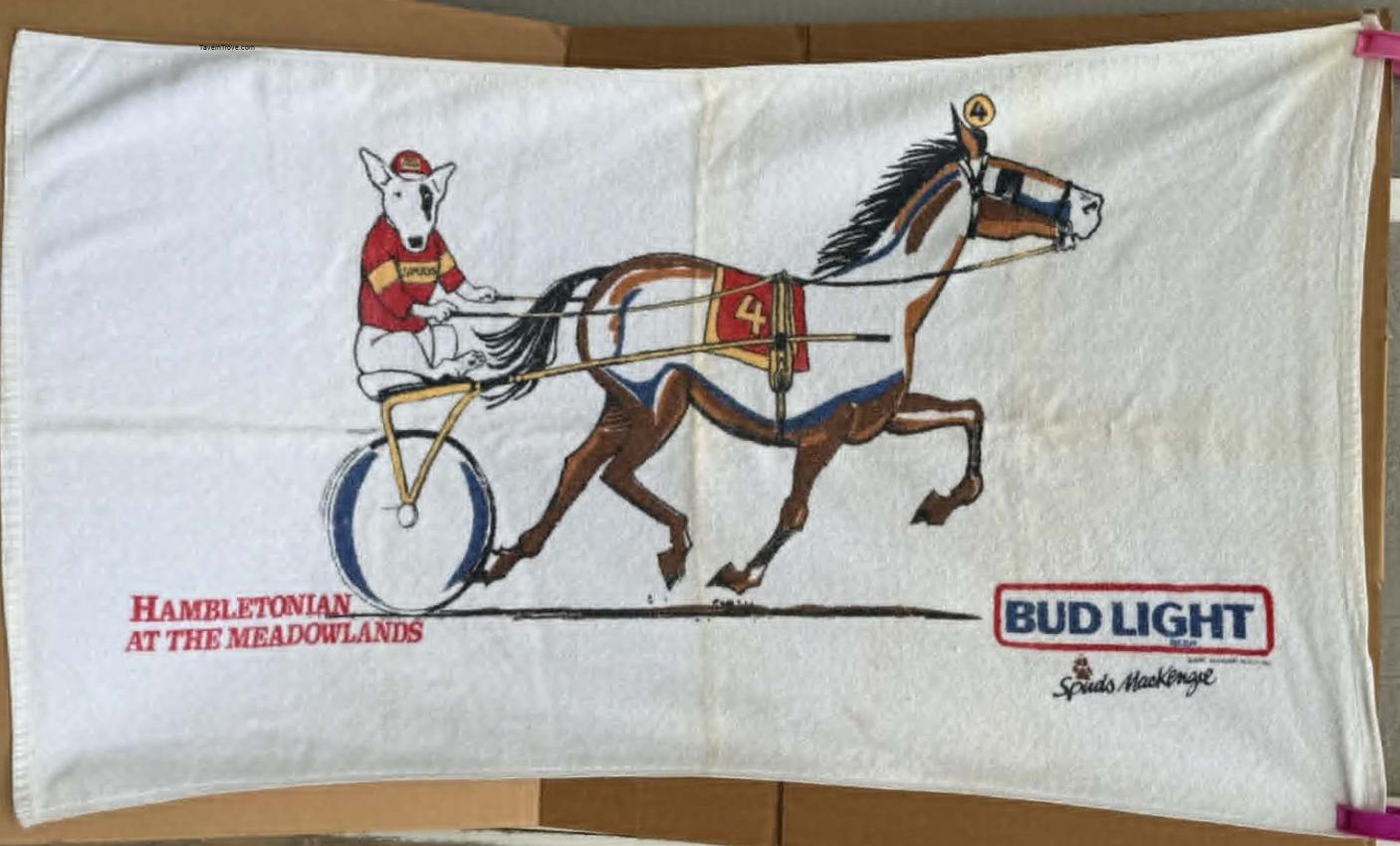 Bud Light Spuds Hambletonian at the Meadowlands Beach Towel DDD