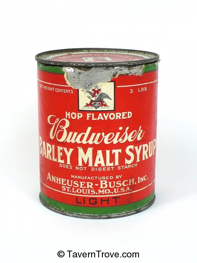 Budweiser Barley Malt Syrup