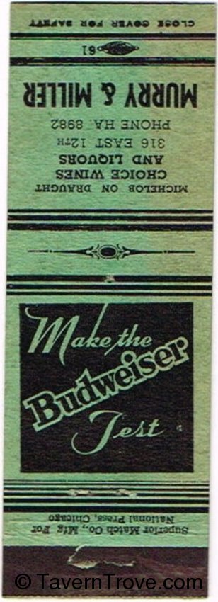 Budweiser Beer (green)