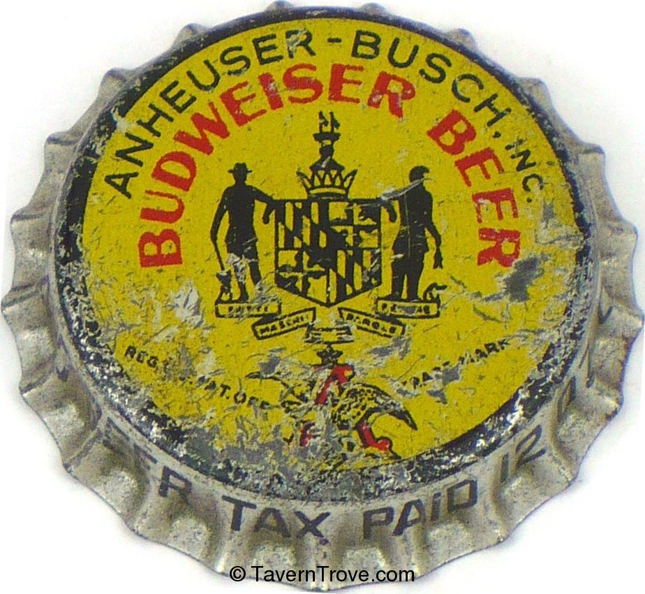 Budweiser Beer ~MD 12oz Tax