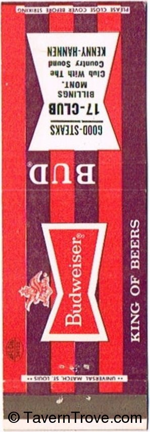 Budweiser Beer (pink/maroon)