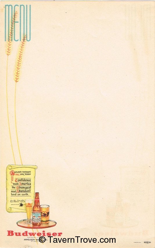 Budweiser Beer 