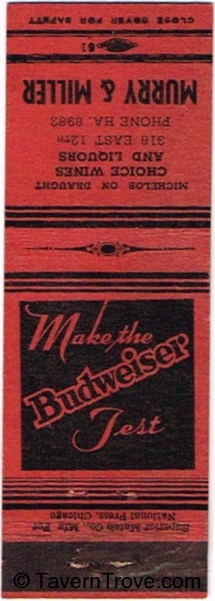 Budweiser Beer (red)