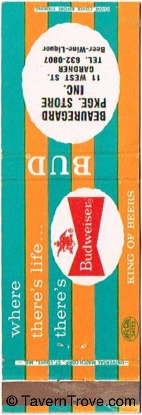 Budweiser Beer (Teal/Orange)