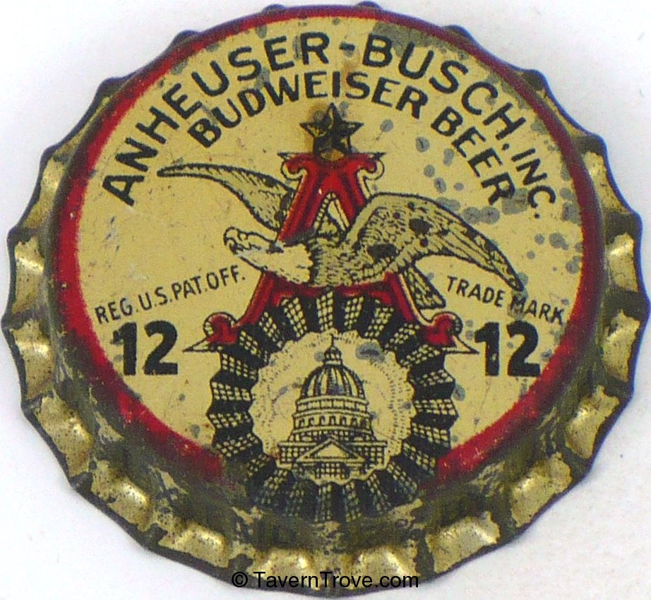 Budweiser Beer ~UT 12oz Tax (non-metallic)