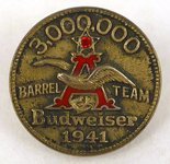 Budweiser Beer 3,000,000 Barrel Team