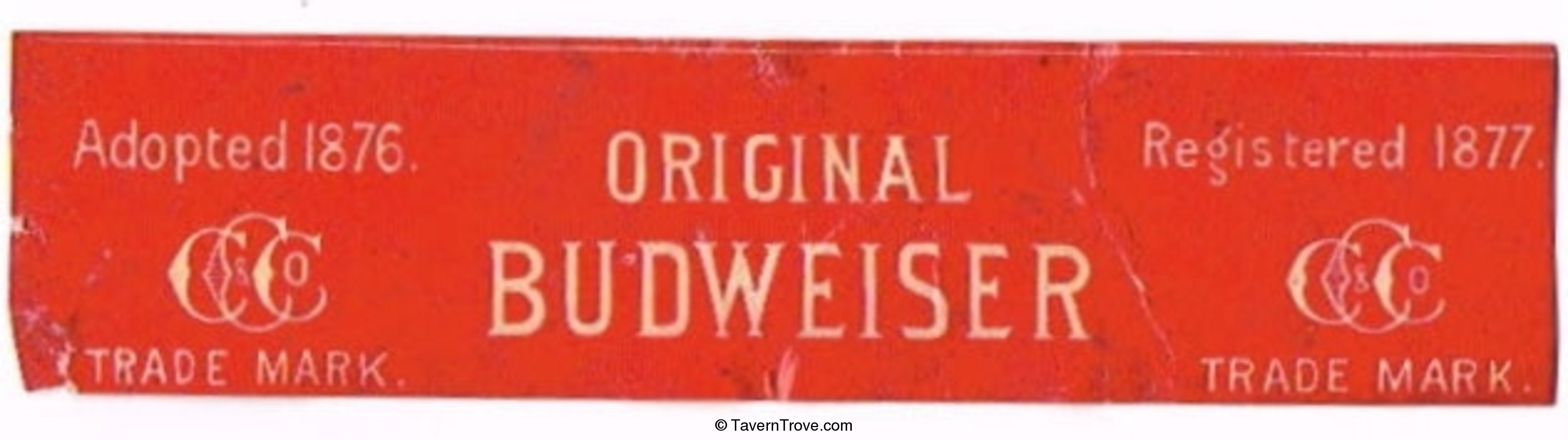 Budweiser Beer neck GLAZED