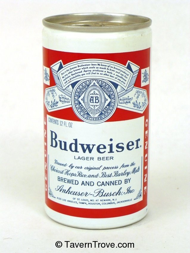 Budweiser Lager Beer