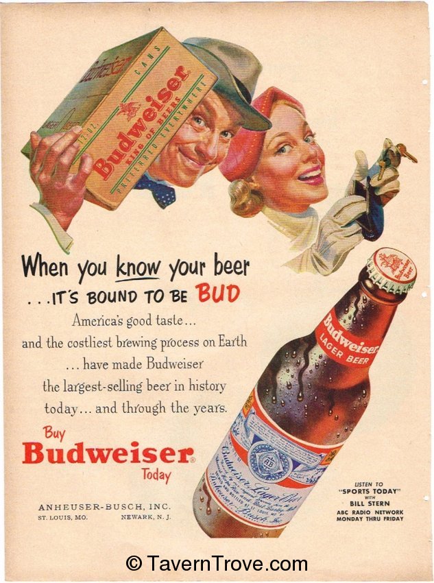 Budweiser Lager Beer