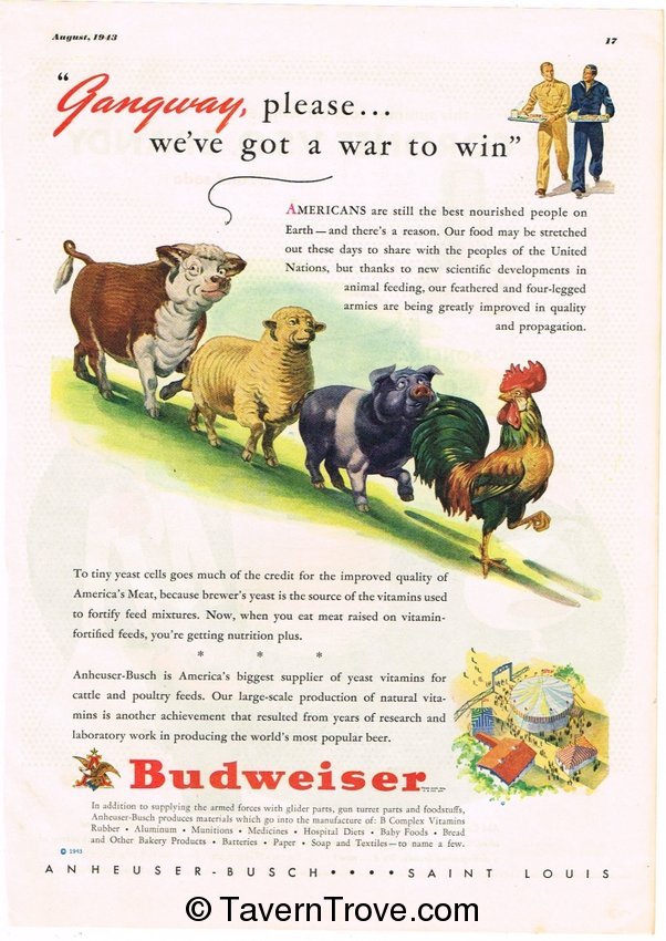 Budweiser Lager Beer