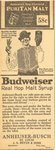 Budweiser Real Malt Hop Syrup