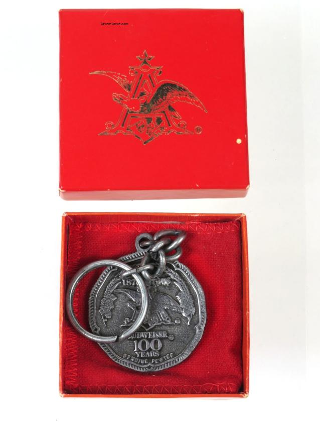 Budweiser 100 Years/US Bicentennial Pewter