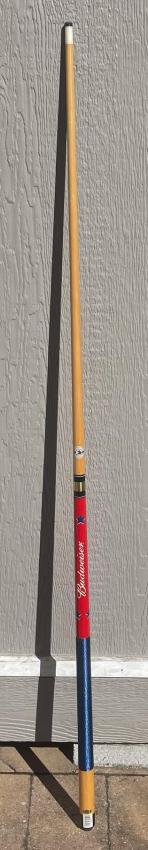 Budweiser 2-Piece Pool Cue