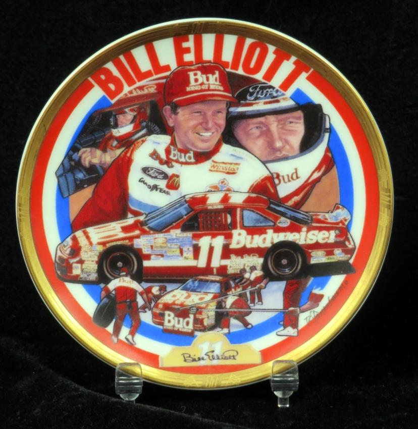 Budweiser 4½-Inch Mini Cabinet Plate Cody Elliott NASCAR