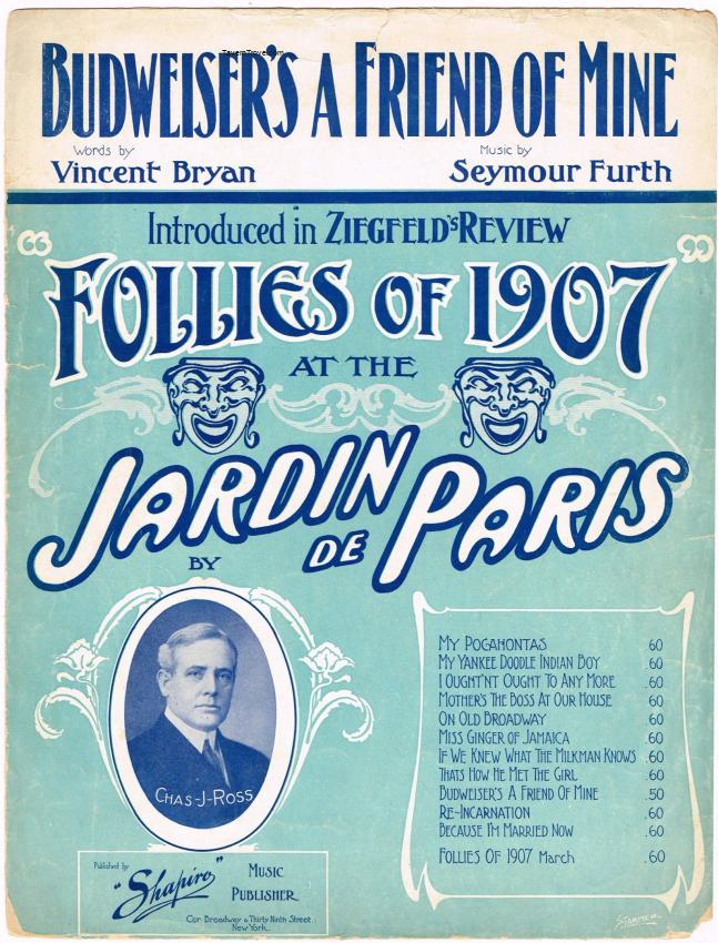 Budweiser's A Friend Of Mine Sheet Music