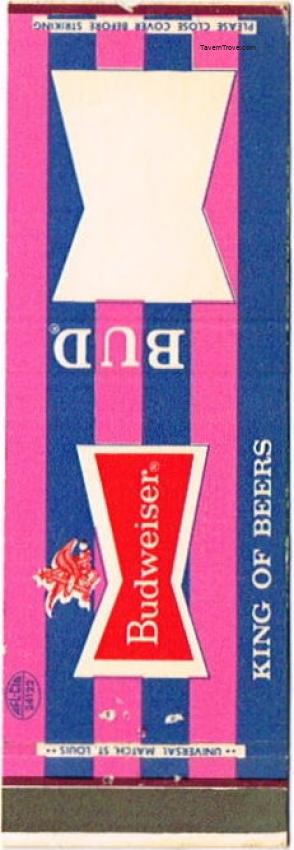 Budweiser Beer (Lt. Purple/Blue)