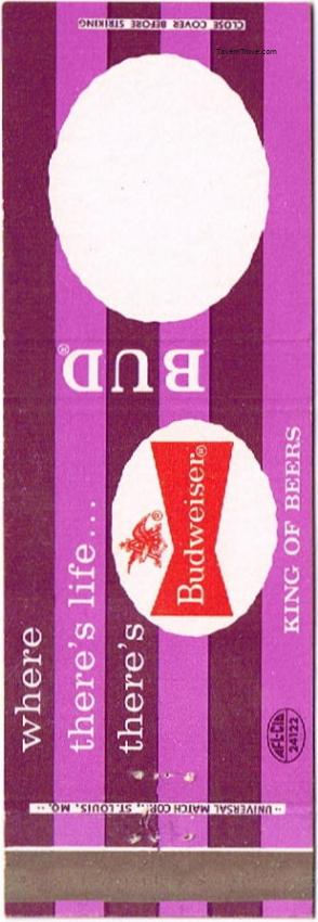 Budweiser Beer (Dk. Purple/Lt. Purple)
