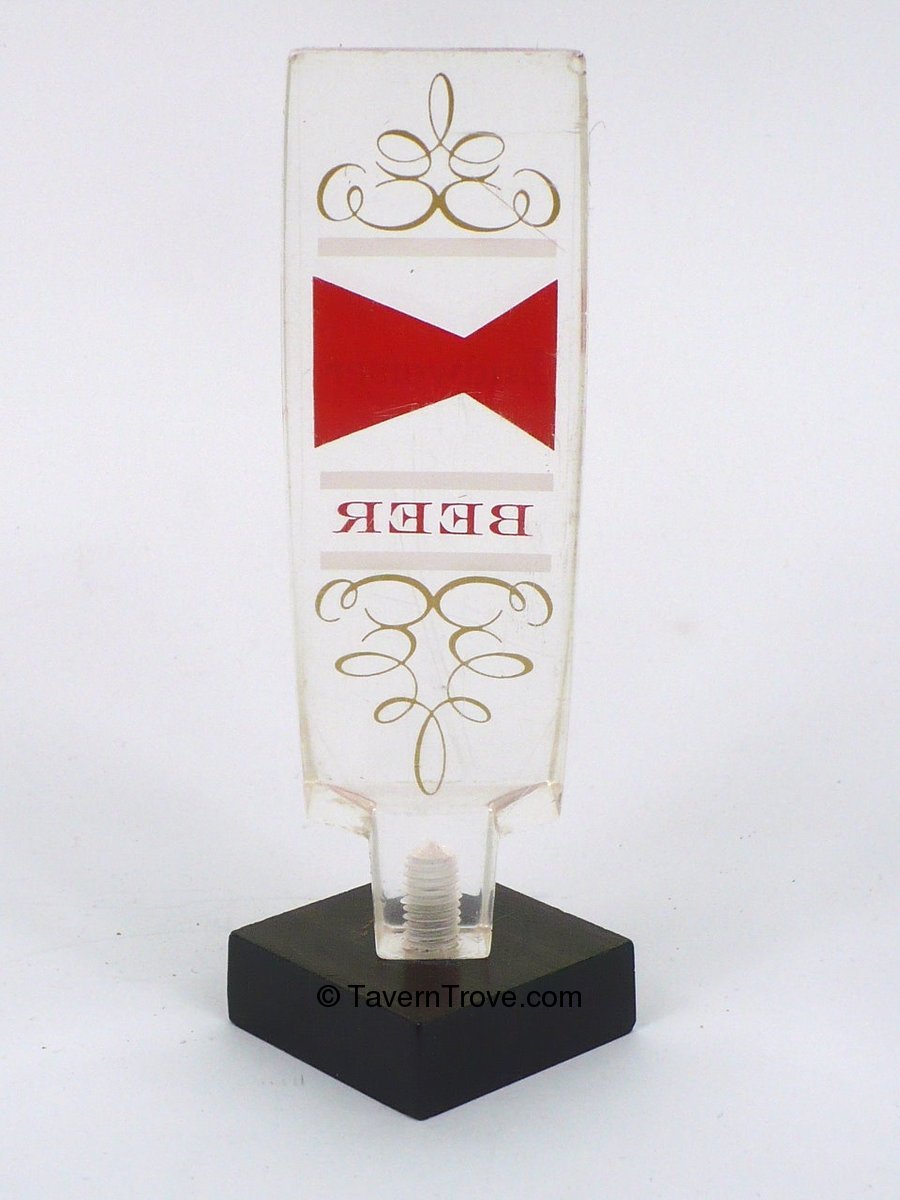 Item 93007 1961 Budweiser Beer Acrylic Tap Handle