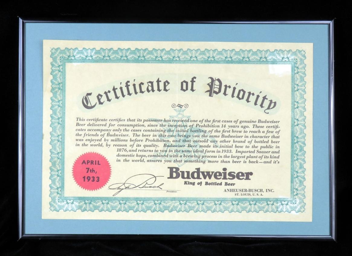 Budweiser Beer 