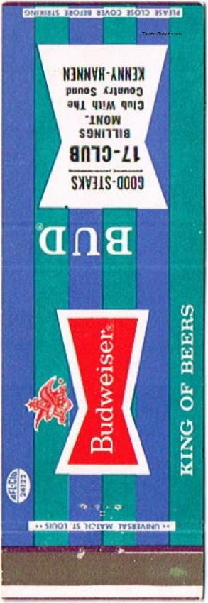 Budweiser Beer (Dk. Purple/Teal)