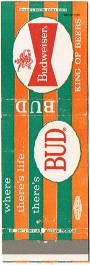 Budweiser Beer (Teal/Orange)