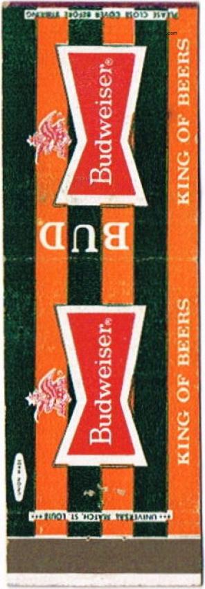 Budweiser Beer (Dk. Green/Orange) Dupe