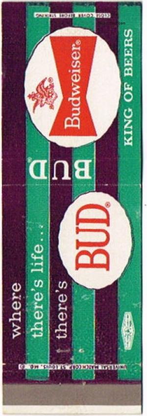 Budweiser Beer (Dk. Purple/Green)