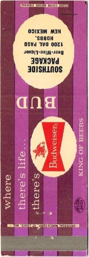 Budweiser Beer (Dk. Purple/Lt. Purple)