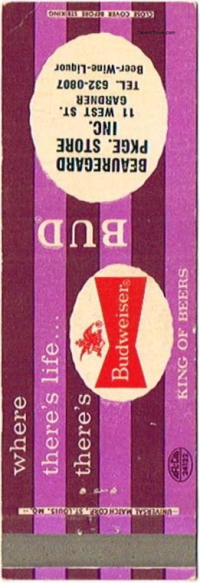 Budweiser Beer (Dk. Purple/Lt. Purple)