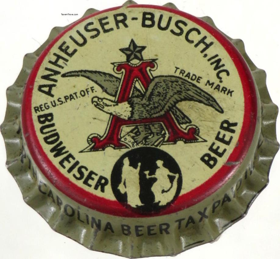Budweiser Beer ~NC 1¼¢ tax